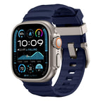 For Apple Watch 46mm / 49mm / 45mm / 44mm / Titanium Blue