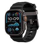 For Apple Watch 46mm / 49mm / 45mm / 44mm / Black Black