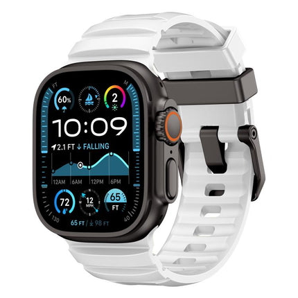 Rock-Peak Silicone Watch Band, For Apple Watch 46mm / 49mm / 45mm / 44mm - DealBuddy