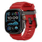 For Apple Watch 46mm / 49mm / 45mm / 44mm / Black Red