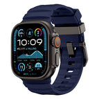 For Apple Watch 46mm / 49mm / 45mm / 44mm / Black Blue