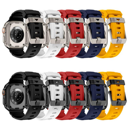Rock-Peak Silicone Watch Band, For Apple Watch 46mm / 49mm / 45mm / 44mm - DealBuddy
