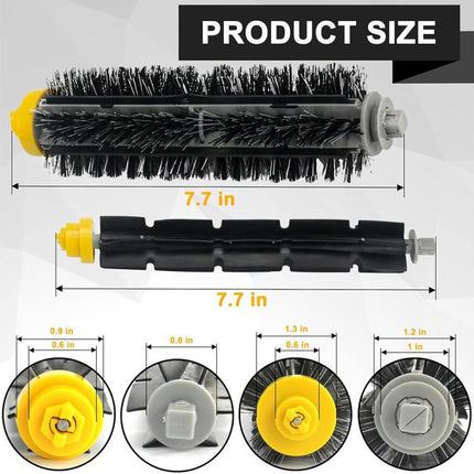 JUNSUNMAY Sweeper Main Clean Brush for iRobot Roomba 600 Series