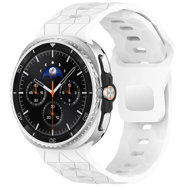 Football Texture Reverse Steel Buckle Silicone Watch Band