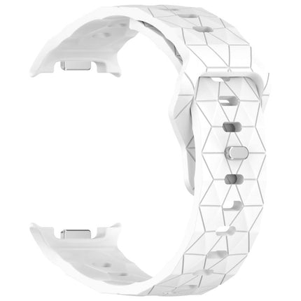 Football Texture Reverse Steel Buckle Silicone Watch Band
