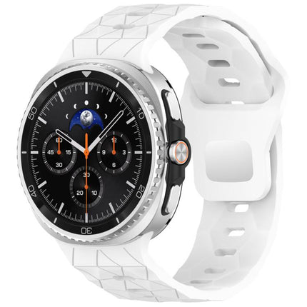 Football Texture Reverse Steel Buckle Silicone Watch Band, For Samsung Galaxy Watch8 / Watch8 Classic - DealBuddy