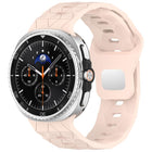 Football Texture Reverse Steel Buckle Silicone Watch Band
