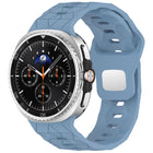 Football Texture Reverse Steel Buckle Silicone Watch Band