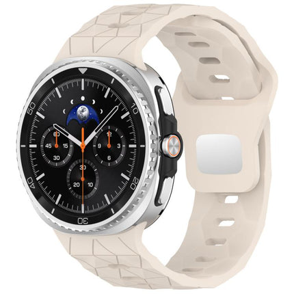 Football Texture Reverse Steel Buckle Silicone Watch Band, For Samsung Galaxy Watch8 / Watch8 Classic - DealBuddy
