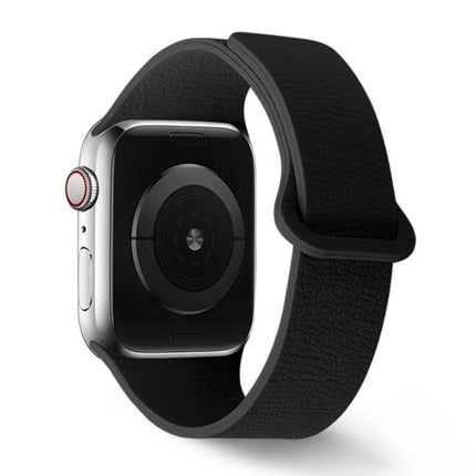 Lychee Pattern Magnetic Loop Silicone Watch Band, For Apple Watch 46mm / 49mm / 45mm / 44mm, For Apple Watch 42mm / 41mm / 40mm / 38mm - DealBuddy