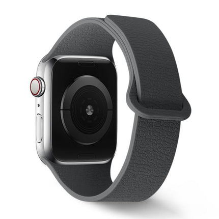 Lychee Pattern Magnetic Loop Silicone Watch Band - DealBuddy