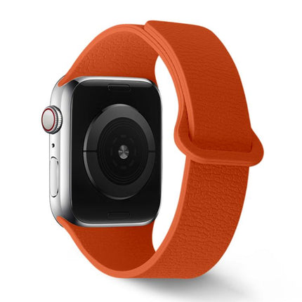 Lychee Pattern Magnetic Loop Silicone Watch Band - DealBuddy