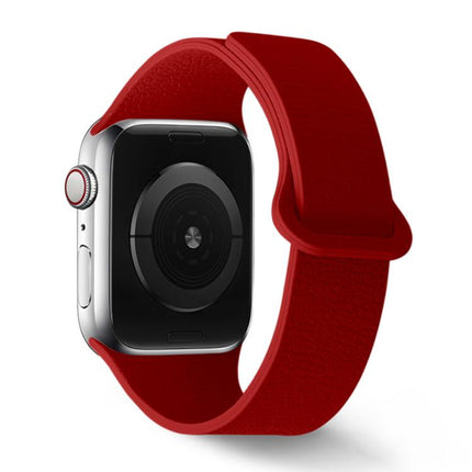 Lychee Pattern Magnetic Loop Silicone Watch Band - DealBuddy