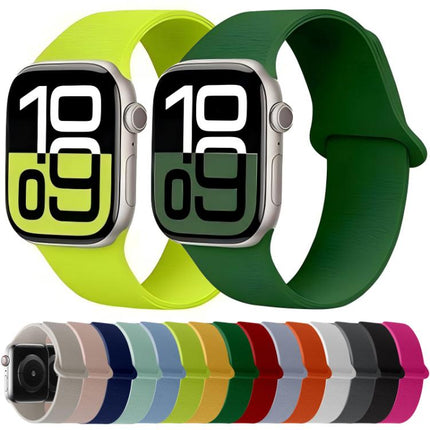Lychee Pattern Magnetic Loop Silicone Watch Band - DealBuddy