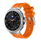 For Samsung Galaxy Watch8 / Watch8 Classic / Silver Orange
