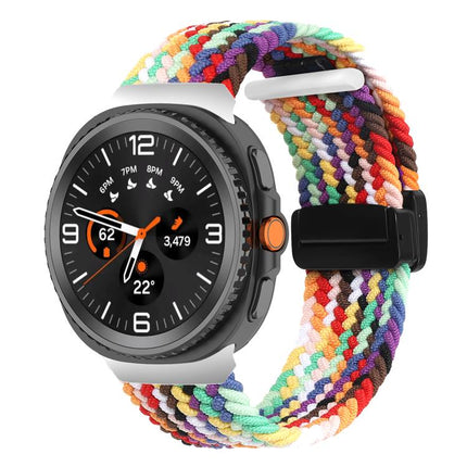 Fold Magnetic Buckle Braided Watch Band, For Samsung Galaxy Watch8 / Watch8 Classic - DealBuddy