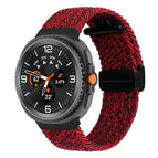 For Samsung Galaxy Watch8 / Watch8 Classic / Black Sand Red