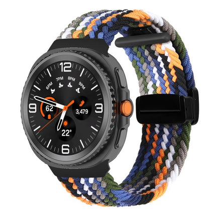 Fold Magnetic Buckle Braided Watch Band, For Samsung Galaxy Watch8 / Watch8 Classic - DealBuddy
