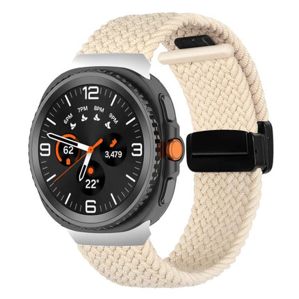 Fold Magnetic Buckle Braided Watch Band, For Samsung Galaxy Watch8 / Watch8 Classic - DealBuddy