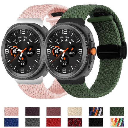 Fold Magnetic Buckle Braided Watch Band, For Samsung Galaxy Watch8 / Watch8 Classic - DealBuddy