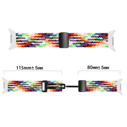 Fold Magnetic Buckle Braided Watch Band, For Samsung Galaxy Watch8 / Watch8 Classic - DealBuddy
