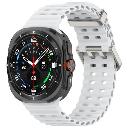 Silicone Watch Cover Marine Dual Buckle Silicone Watch Band, For Samsung Galaxy Watch 47mm / Ultra 2025 - DealBuddy