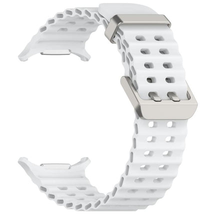 Silicone Watch Cover Marine Dual Buckle Silicone Watch Band, For Samsung Galaxy Watch 47mm / Ultra 2025 - DealBuddy