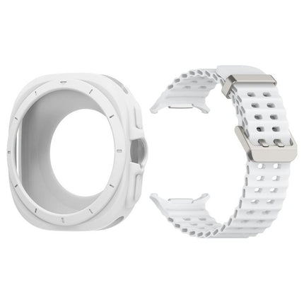 Silicone Watch Cover Marine Dual Buckle Silicone Watch Band, For Samsung Galaxy Watch 47mm / Ultra 2025 - DealBuddy