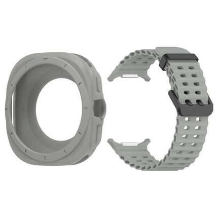 Silicone Watch Cover Marine Dual Buckle Silicone Watch Band, For Samsung Galaxy Watch 47mm / Ultra 2025 - DealBuddy