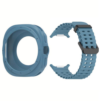 Silicone Watch Cover Marine Dual Buckle Silicone Watch Band, For Samsung Galaxy Watch 47mm / Ultra 2025 - DealBuddy