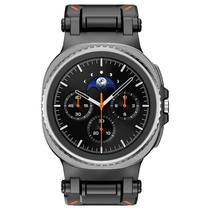 Explorer Metal Connector Silicone Watch Band