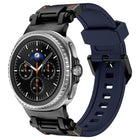 Explorer Metal Connector Silicone Watch Band