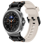 Explorer Metal Connector Silicone Watch Band