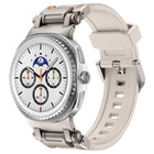 Explorer Metal Connector Silicone Watch Band