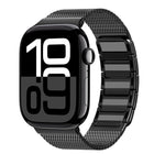 Magnetic Woven I-Shaped Stainless Steel Watch Band, For Apple Watch 46mm / 49mm / 45mm / 44mm, For Apple Watch 42mm / 41mm / 40mm / 38mm - DealBuddy