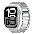 Magnetic Woven I-Shaped Stainless Steel Watch Band, For Apple Watch 46mm / 49mm / 45mm / 44mm, For Apple Watch 42mm / 41mm / 40mm / 38mm - DealBuddy