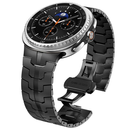 Butterfly Buckle Stainless Steel Watch Band, For Samsung Galaxy Watch8 / Watch8 Classic - DealBuddy