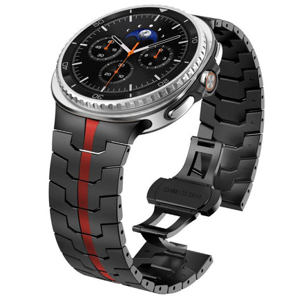 Butterfly Buckle Stainless Steel Watch Band, For Samsung Galaxy Watch8 / Watch8 Classic - DealBuddy
