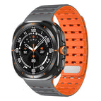 For Samsung Galaxy Watch Ultra 47mm / Ultra 2025 / Gray Orange