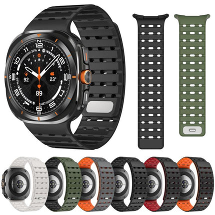 Breathable Silicone Magnetic Watch Band, For Samsung Galaxy Watch Ultra 47mm / Ultra 2025 - DealBuddy