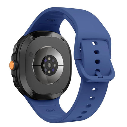 Flat Solid Color Silicone Watch Band