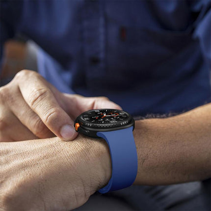 Flat Solid Color Silicone Watch Band