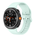 Flat Solid Color Silicone Watch Band