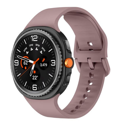 Flat Solid Color Silicone Watch Band