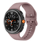 Flat Solid Color Silicone Watch Band