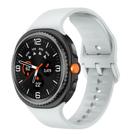 Flat Solid Color Silicone Watch Band