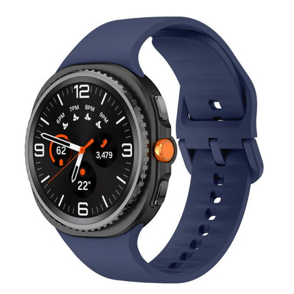 Flat Solid Color Silicone Watch Band