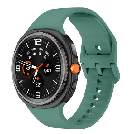 Flat Solid Color Silicone Watch Band
