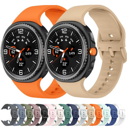 Flat Solid Color Silicone Watch Band