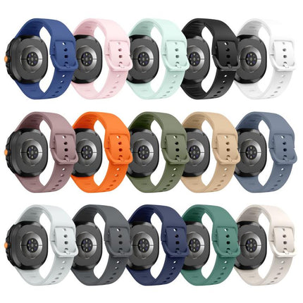 Flat Solid Color Silicone Watch Band